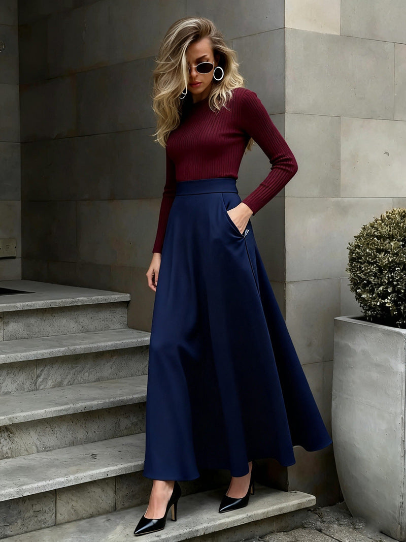 Velvet Flow Skirt